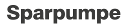 Sparpumpe logo